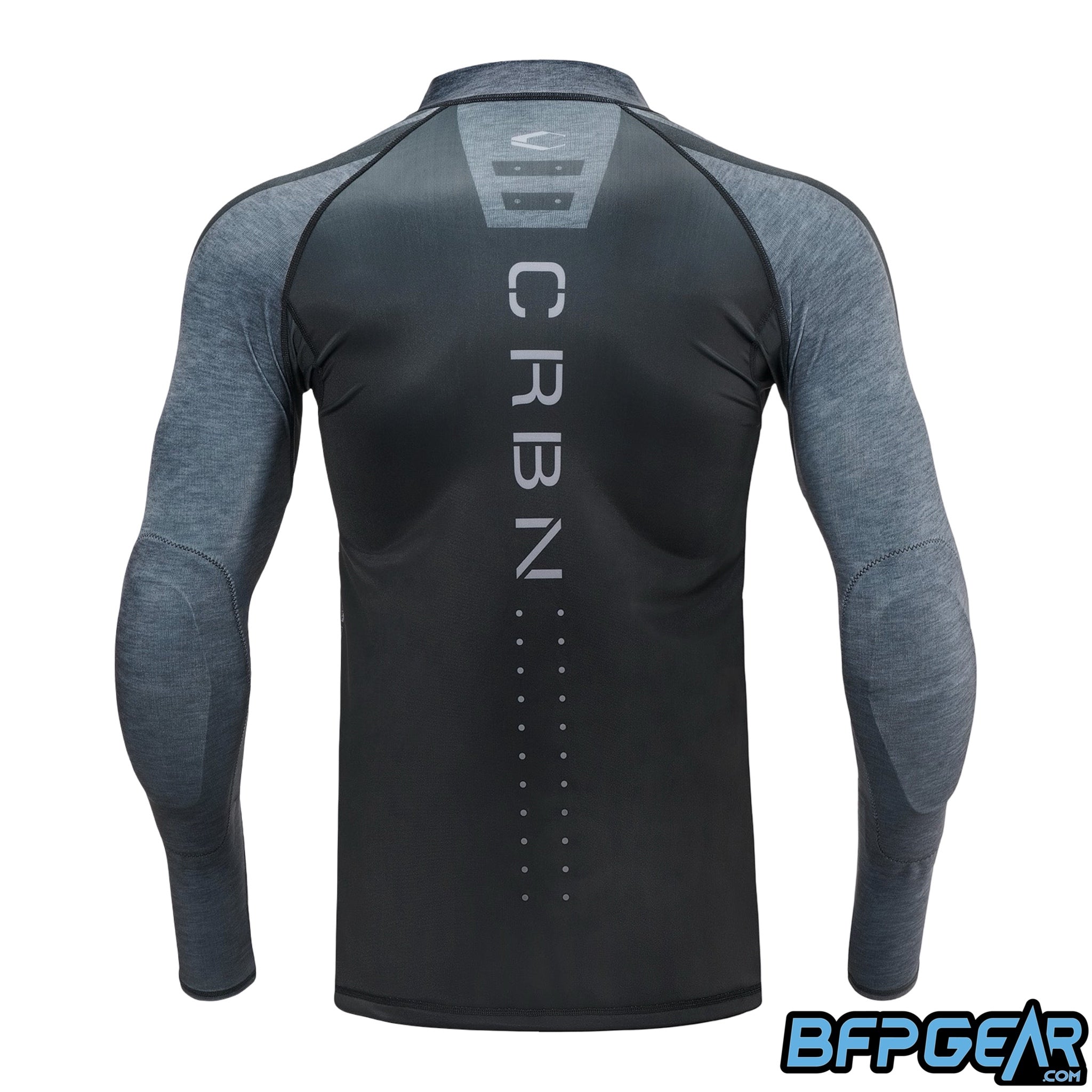 SC PRO Top 3.0 paintball compression shirt with dual-layer elbow padding and breathable moisture-wicking performance fabric.