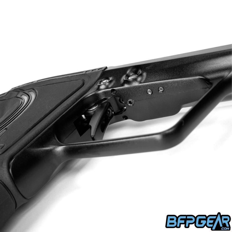 The CS3 Pro Mech Frame trigger has multiple points of adjustments.