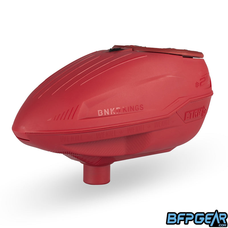 The Bunkerkings CTRL2 Loader in dark red.