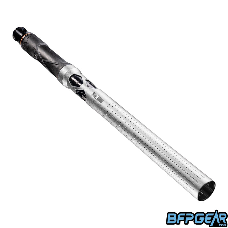 The Carbon IC PWR Nano barrel in silver.