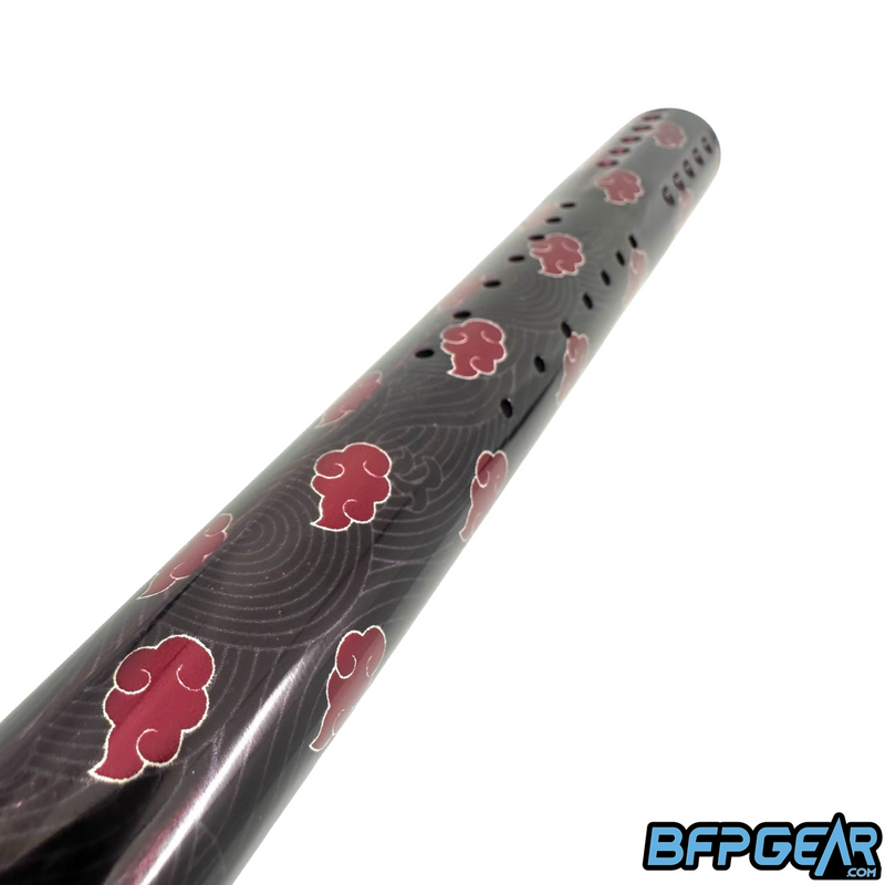 An up close shot of the cloud pattern on the Cloud ULS barrel tip. This one is for the anime fans out there!