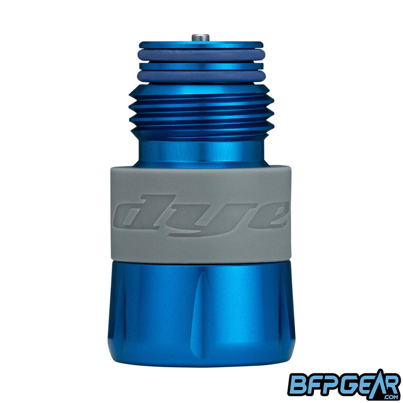 The DYE Reach Tank Extender in polish blue.