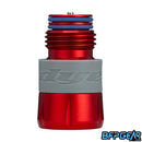 The DYE Reach Tank Extender in polish red.