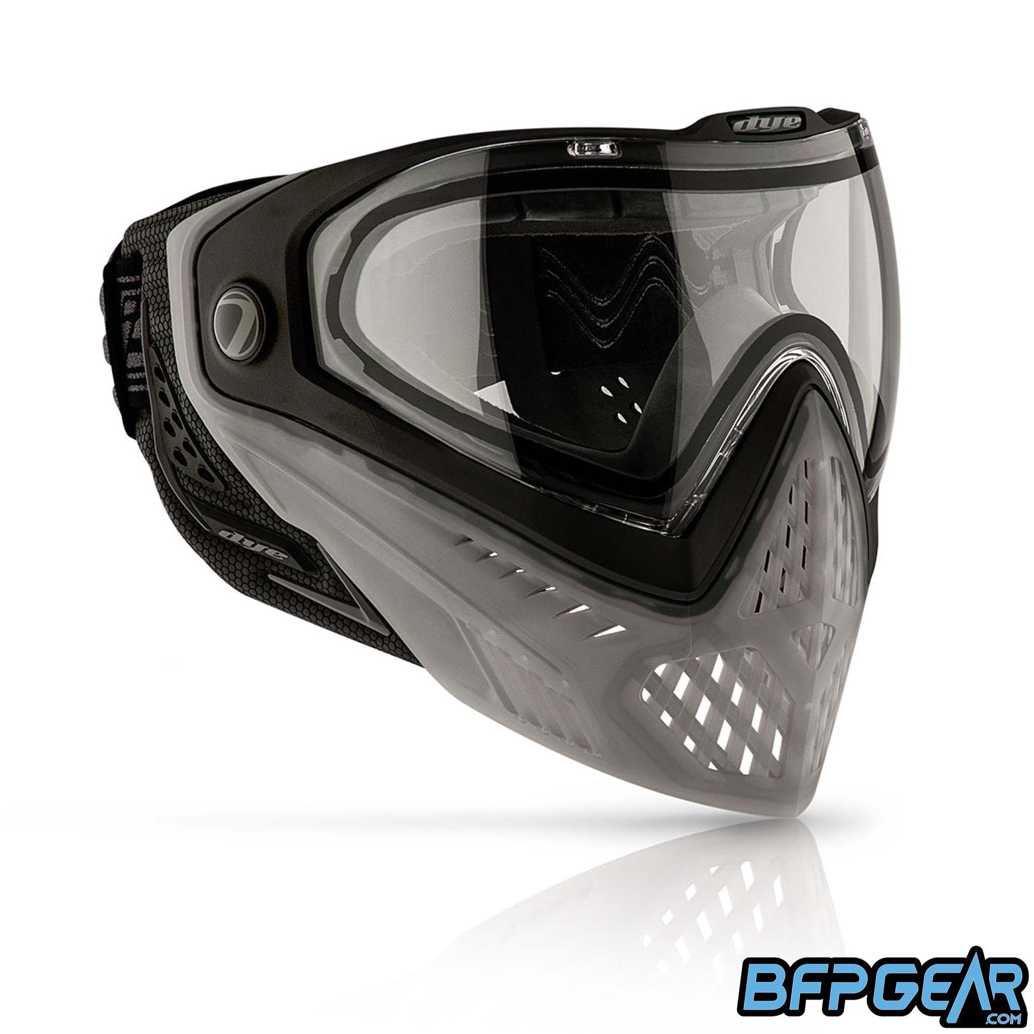 The DYE i5 goggle system in the Smoked pattern.