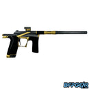 The Planet Eclipse LV2 in Dark grey and gold facing right.