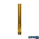 The Silencio barrel tip with double helix porting in gloss gold.