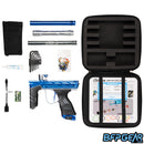 Each Dye DSR Pro comes with a hardshell case, quick start card, warranty card, .688 UL-I insert, UL-I back and front, barrel sock, slick lube, Allen keys, o-ring rebuild kit, 9v battery, and micro-USB update cable.