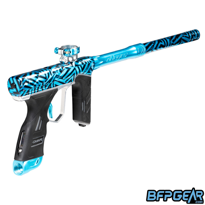 Angled view of the Dye DSR Pro. New body milling provides an aggressive look.