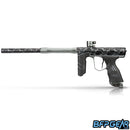 The DSR Pro in the Sandana Flying Skulls Grey PGA color way, facing the left.