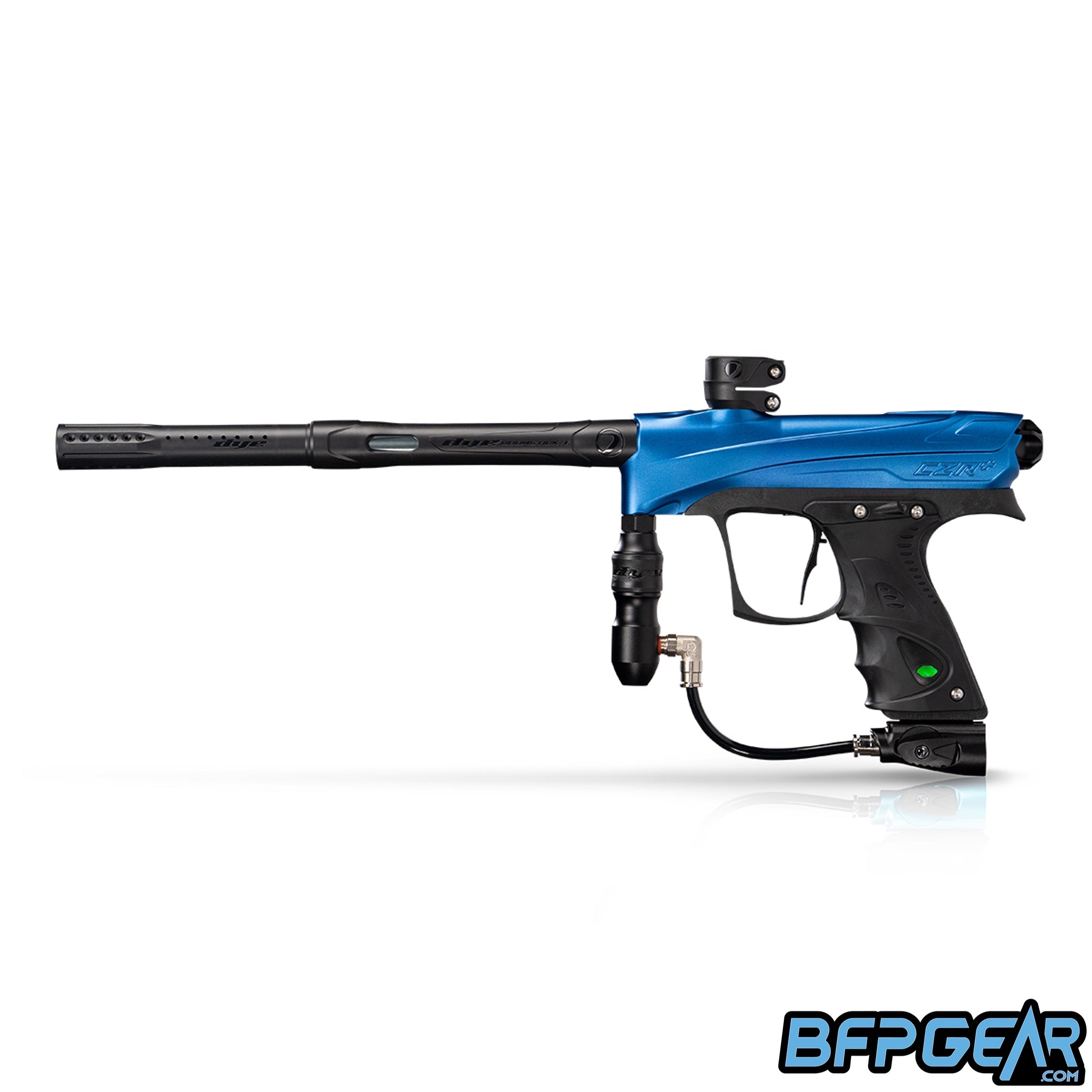 The Dye CZR+ in blue and black.