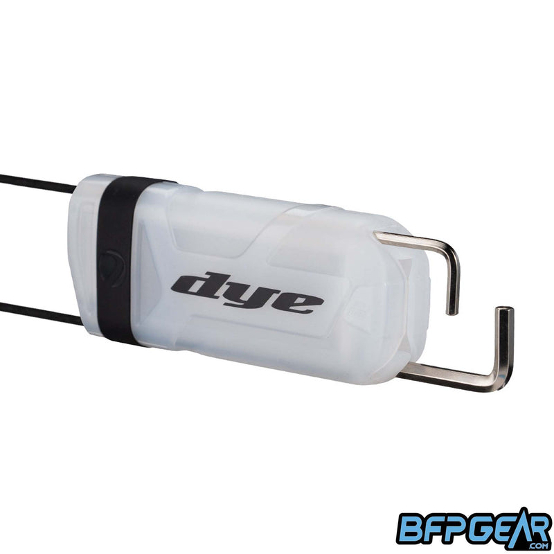 Each Flex Barrel cover comes with two hex wrenches that are kept in the barrel cover itself.