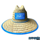The Dynasty Dragon straw hat. Perfect to beat the heat and keep the sun out of your eyes and off your neck.