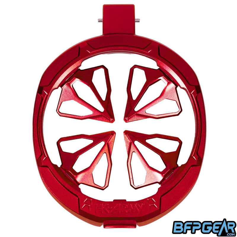 The HK Army EVO Speedfeed for DYE Rotor / LTR in red.