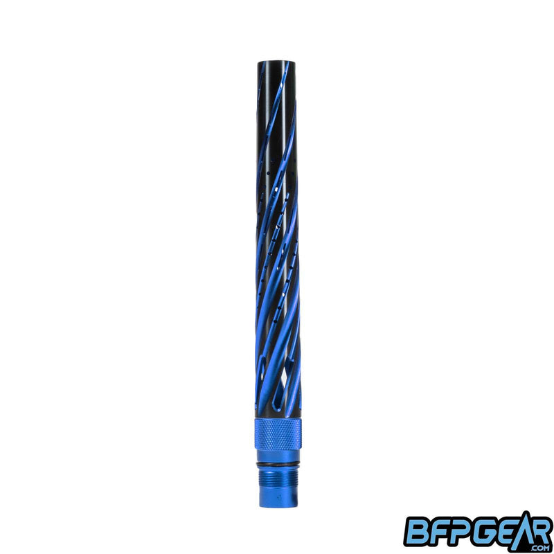 The HK Army Elite barrel tip in blue and black with the Orbit pattern.