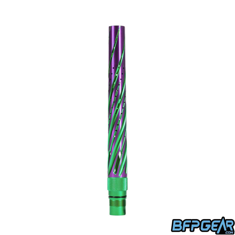 The HK Army Elite barrel tip in green and purple with the Orbit pattern.