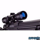 The Elite Force Tundra Airsoft sniper rifle. Comes with a 4x32mm scope, 28 round detachable magazine, and cheek rest.