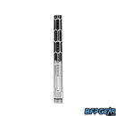 The HK Army Elite Nexus S63 PWR barrel tip in silver and black fade.