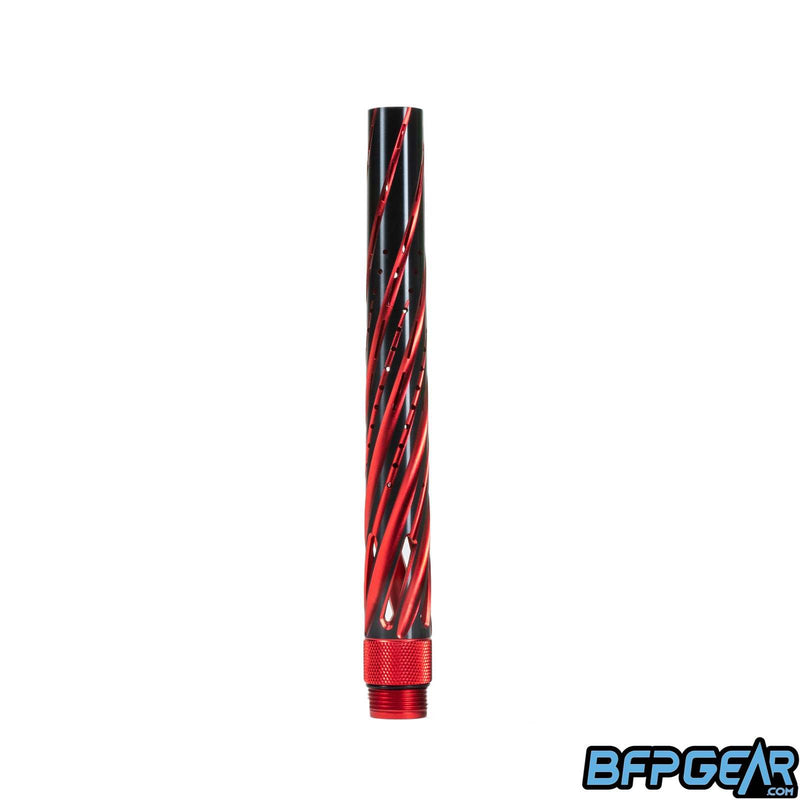 The HK Army S63 Elite barrel tip with the Orbit milling in black and red.