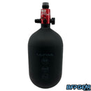 The Empire Ultra Light tank with a red FLO PRO Regulator installed.