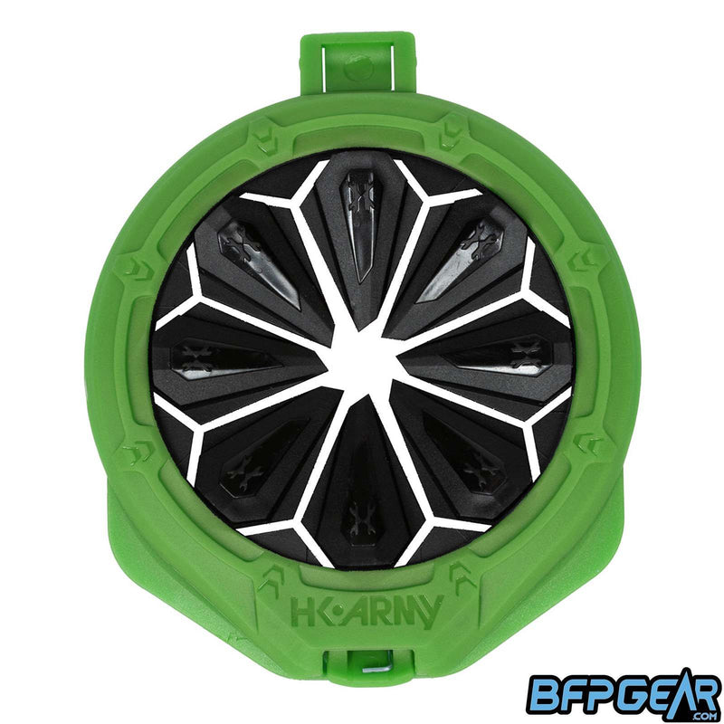 The HK Army Epic Speedfeed Pro in neon green.