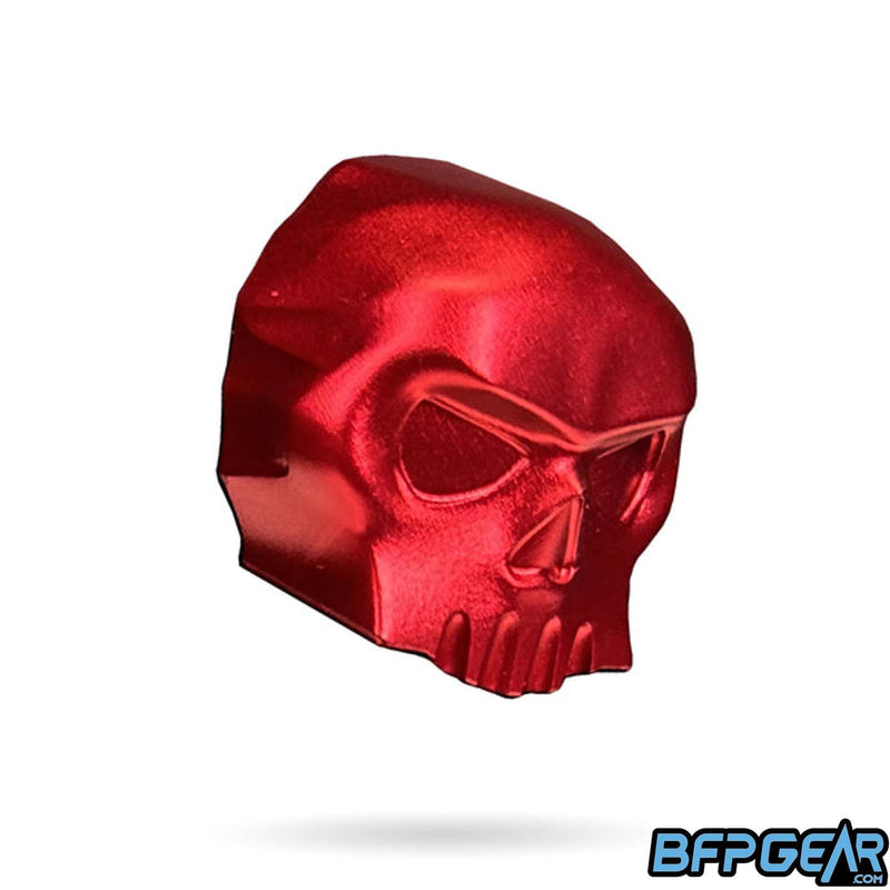 The Infamous Etha 3/3M Skull back cap in red.
