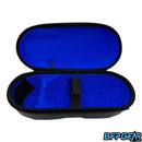 The inside of the exalt tank case, microfiber lining on the inside protects the tank form scratches.