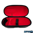 The inside of the exalt tank case, microfiber lining on the inside protects the tank form scratches.