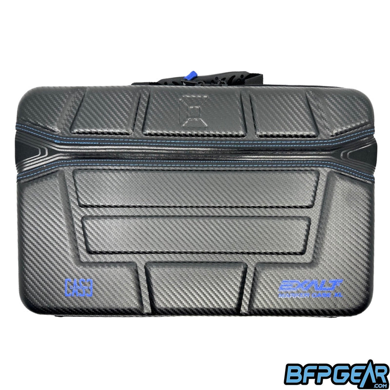 The Exalt Co-Lab series marker case XL in black and blue.