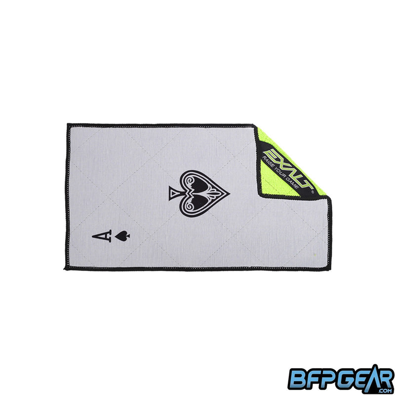 The Exalt Microfiber Player cloth in the Ace Card style.