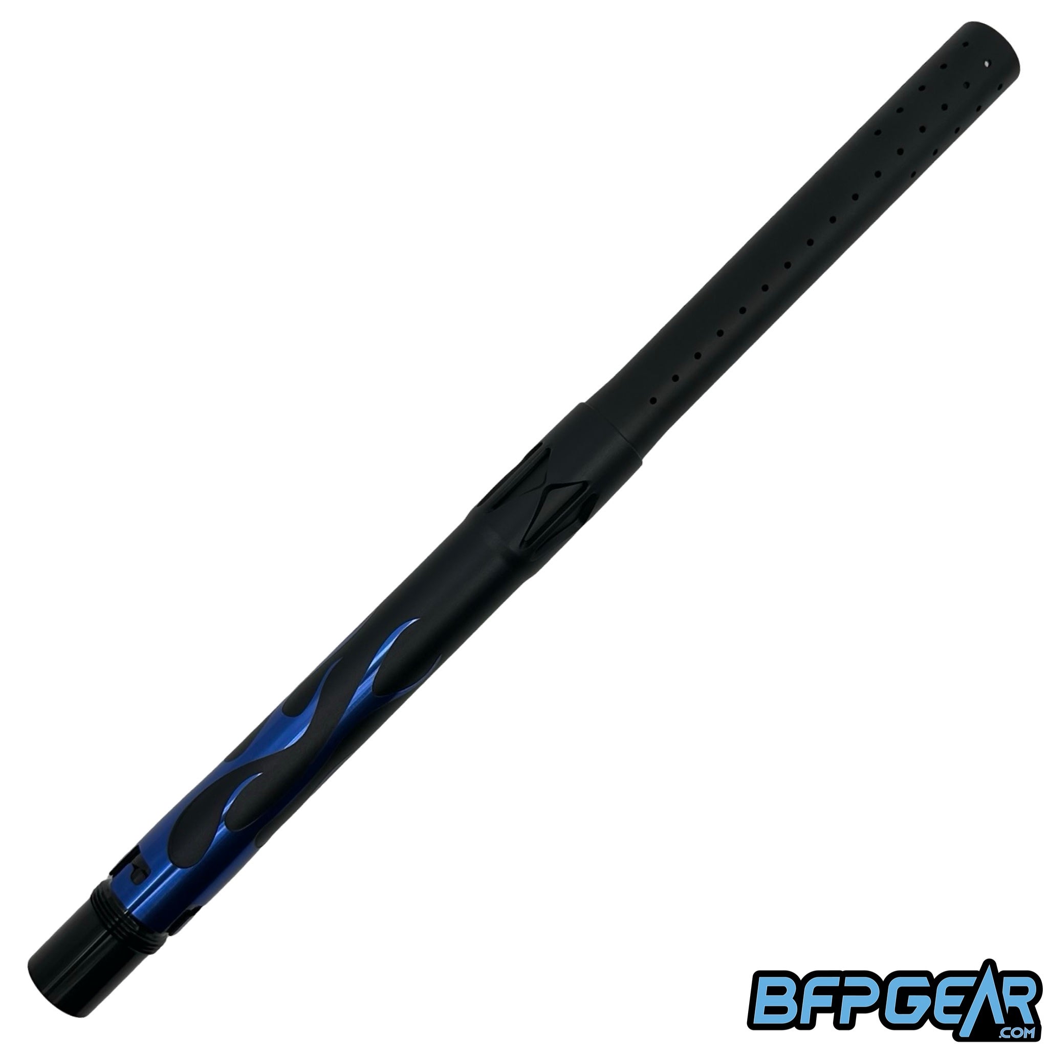 The Field One Acculock Flame barrel assembled. Total length of the barrel is 14 inches.