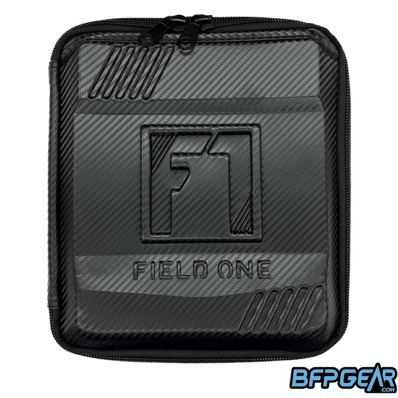 The Field One Marker Bag CF23. Carbon fiber pattern and design makes this marker bag extremely simple to clean.