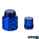 The Elite protector kit in blue with the fossil style.