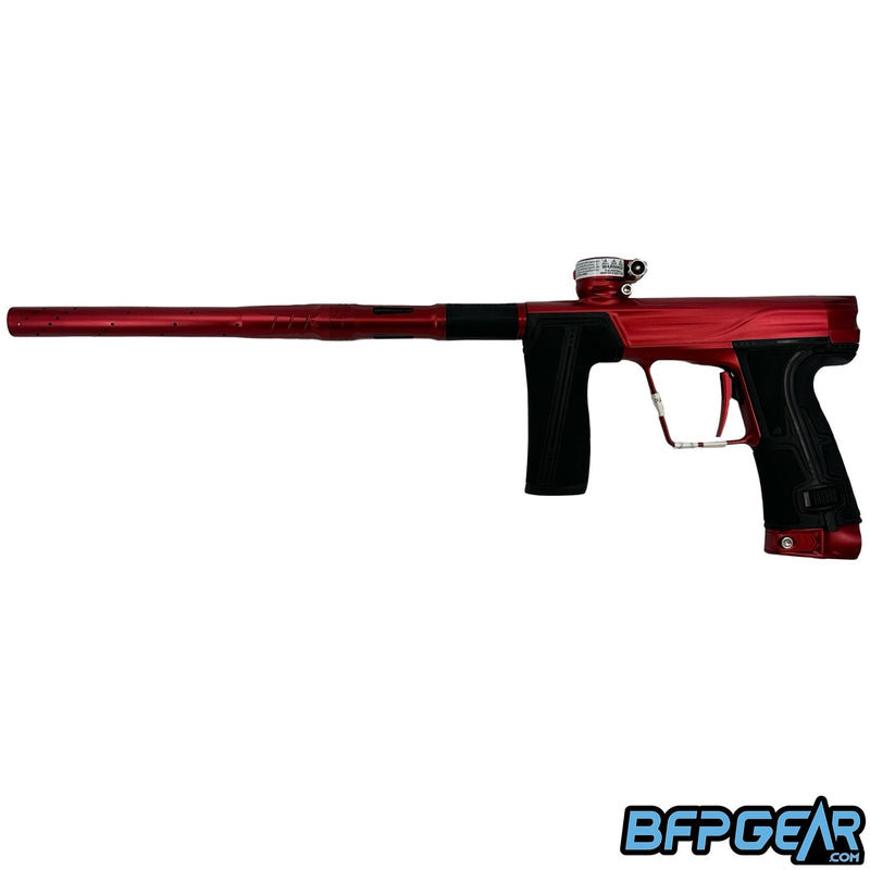 The Planet Eclipse GEO R5 in the all red color swap.