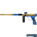 The Geo R5 without the rear and front grips on. This shows the electronics in the grip frame as well as the battery harness and eye covers.