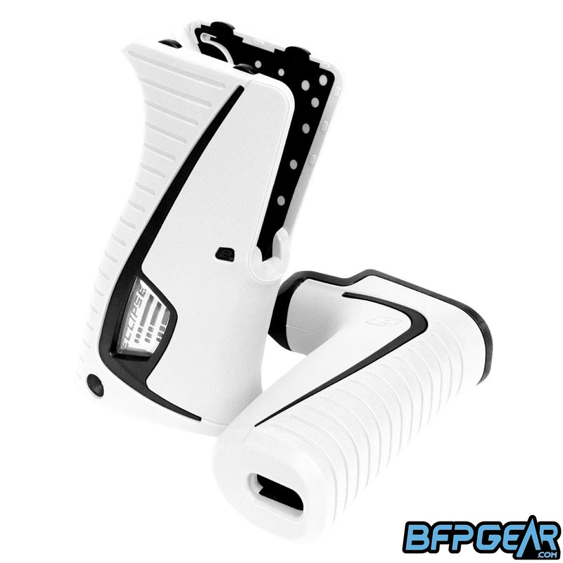 Planet Eclipse authentic grips for the GTEK 180R in white.