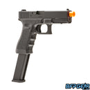 The Glock G18C Gen Gas Blow Back airsoft pistol. Comes with an extended magazine.