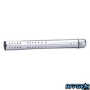 The Dye ULI Barrel tip in gloss clear (silver), 14 inch length.