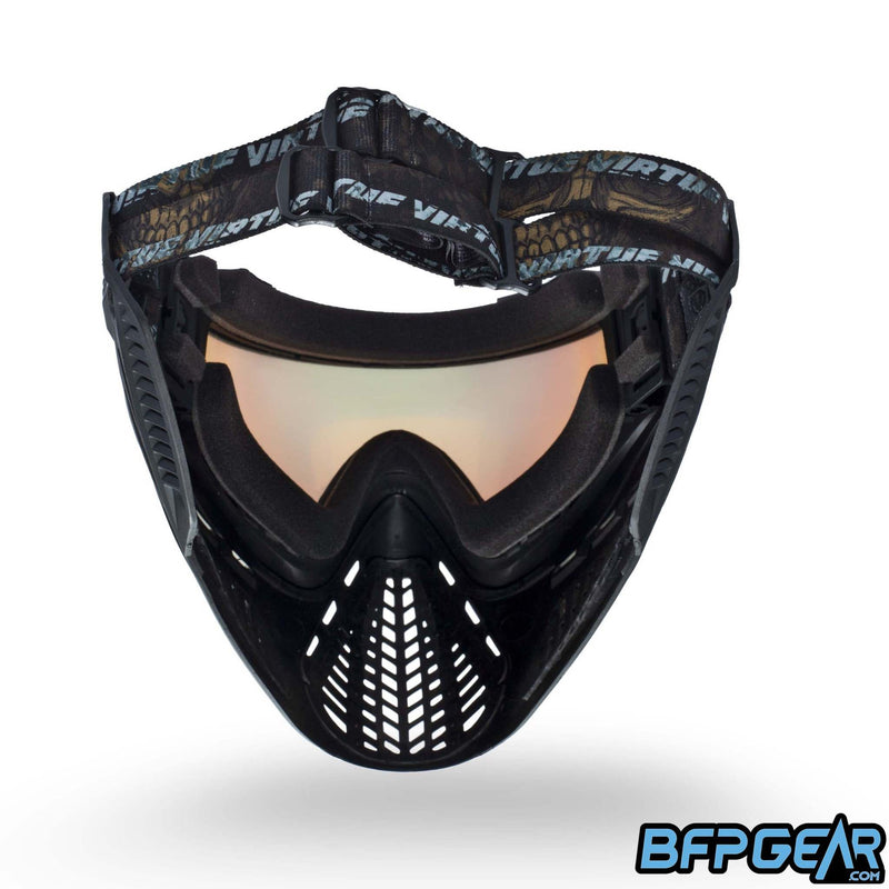 Virtue VIO Ascend Paintball Mask - Gold Skull LE