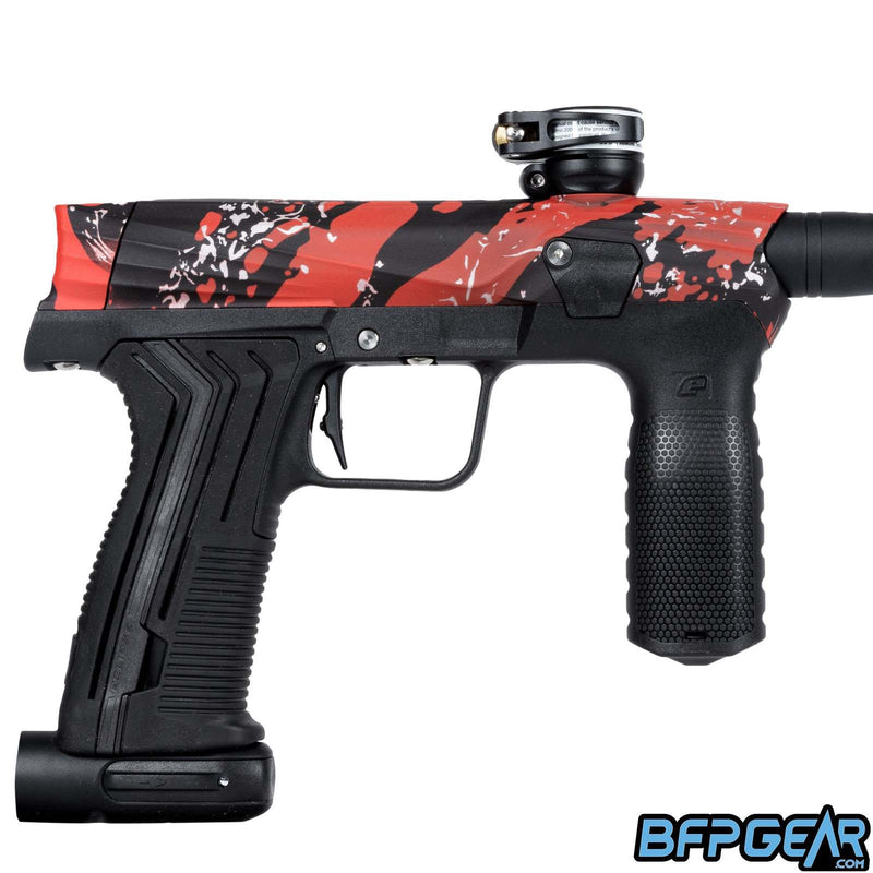 The HK Army Etha 3m in the Fracture Red pattern.