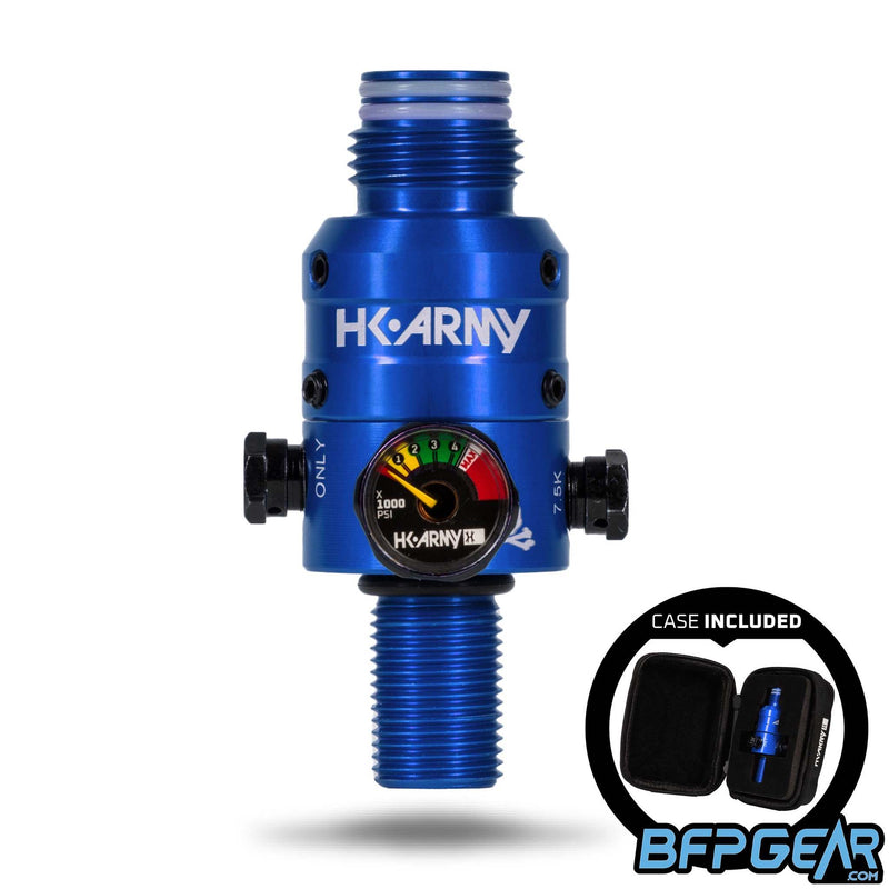 The HK Army Aerolite Pro Regulator in blue.