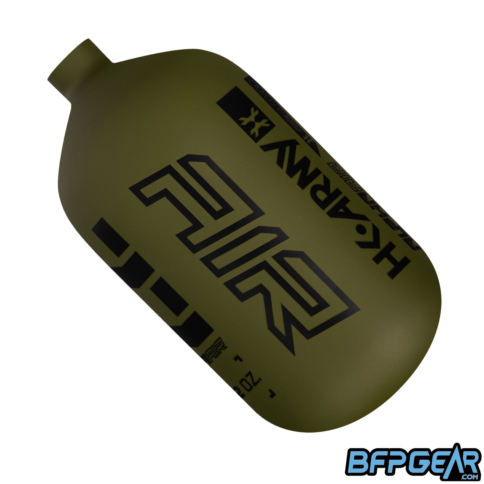 The HK Army Alpha Air 77ci bottle in the Striker color way.