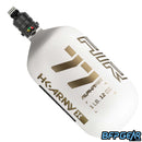 The HK Army Alpha Air 77ci tank with Turbine Pro Regulator in the Summit colorway.