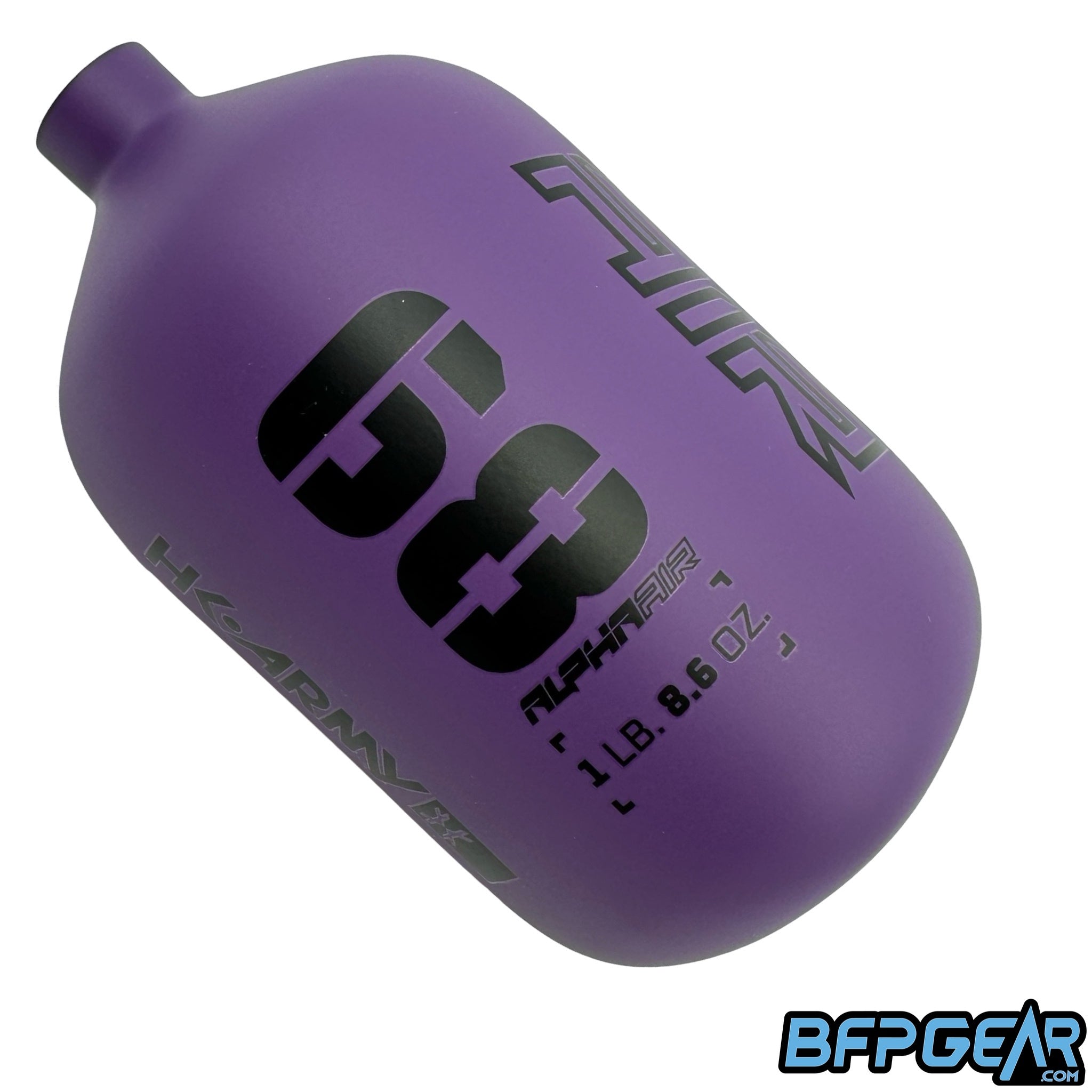 The HK Army Alpha Air 68ci bottle in the Haze color way.