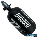 The HK Army Alpha 77ci air tank with a Pro V2 regulator in the Shadow pattern. Color way is black and white. Pro Regulator is pewter in color.