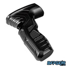 Another angled view of the HK Army CS2/CS3 aluminum grip in black.