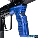 The HK Army Aluminum CS2/CS3 grip in blue, installed on a CS3.