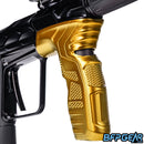 The HK Army Aluminum CS2/CS3 grip in gold, installed on a CS3.