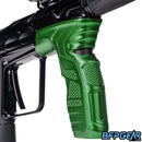 The HK Army Aluminum CS2/CS3 grip in green, installed on a CS3.