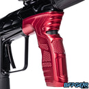 The HK Army Aluminum CS2/CS3 grip in red, installed on a CS3.