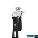 The back cap of the Shredder CS3 Pro has a unique design.